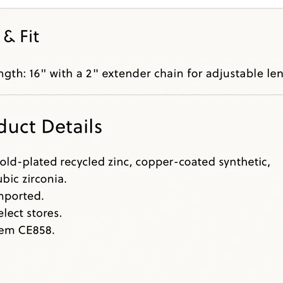 J. Crew Gold Chunky Link Necklace - Picture 6 of 6